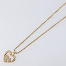 Christian Dior Necklace Metal Gold Tone Auth 203715-4
