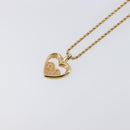 Christian Dior Necklace Metal Gold Tone Auth 203715-9
