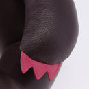 Coach Stuffed Leather Bordeaux Auth 203716-13
