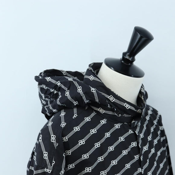 BALENCIAGA Short Sleeve Shirt Cotton 39 Black Auth 203728M