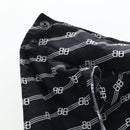 BALENCIAGA Short Sleeve Shirt Cotton 39 Black Auth 203728M-15