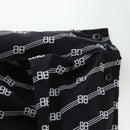 BALENCIAGA Short Sleeve Shirt Cotton 39 Black Auth 203728M-17