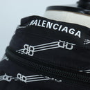 BALENCIAGA Short Sleeve Shirt Cotton 39 Black Auth 203728M-5
