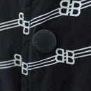 BALENCIAGA Short Sleeve Shirt Cotton 39 Black Auth 203728M-7