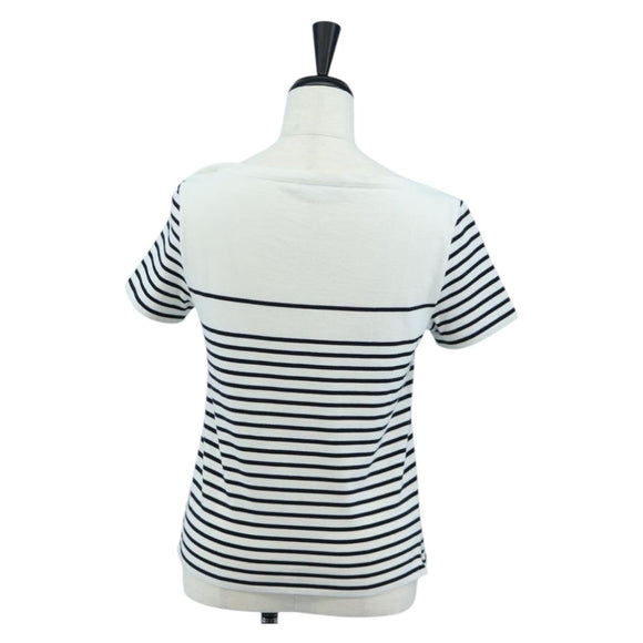 Christian Dior Short Sleeved T Shirt Cotton XS White Auth 203729M