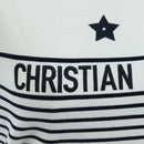Christian Dior Short Sleeved T Shirt Cotton XS White Auth 203729M-8