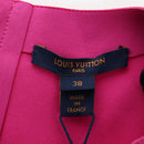LOUIS VUITTON Tank Dress One Piece Dress Shirt Nylon 38 Pink LV Auth 203730M-14