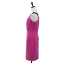 LOUIS VUITTON Tank Dress One Piece Dress Shirt Nylon 38 Pink LV Auth 203730M-3