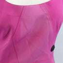 LOUIS VUITTON Tank Dress One Piece Dress Shirt Nylon 38 Pink LV Auth 203730M-7