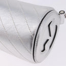 GUCCI Blondy Shoulder Bag Leather Silver 760170 Auth 203732M-17