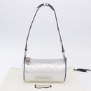 GUCCI Blondy Shoulder Bag Leather Silver 760170 Auth 203732M-12