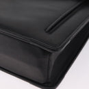 Balenciaga Briefcase Leather Black Gold Auth 203735-11