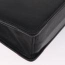 Balenciaga Briefcase Leather Black Gold Auth 203735-12
