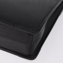 Balenciaga Briefcase Leather Black Gold Auth 203735-13