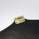 Balenciaga Briefcase Leather Black Gold Auth 203735-16