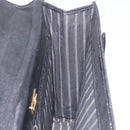 Balenciaga Briefcase Leather Black Gold Auth 203735-19
