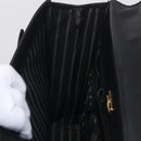 Balenciaga Briefcase Leather Black Gold Auth 203735-20