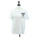 MOSCHINO Short Sleeved T Shirt Cotton White Auth 203736M-1