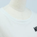 MOSCHINO Short Sleeved T Shirt Cotton White Auth 203736M-6