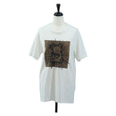 Coach Signature Short-sleeved T-shirt Cotton XS White Auth 203738M-1
