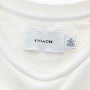 Coach Signature Short-sleeved T-shirt Cotton XS White Auth 203738M-13