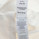 Coach Signature Short-sleeved T-shirt Cotton XS White Auth 203738M-17