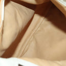 GUCCI GG Canvas Hand Bag Leather 3 Set Beige Black Ivory Auth 203741-23