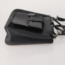 GUCCI GG Canvas Hand Bag Leather 3 Set Beige Black Ivory Auth 203741-4