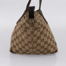 GUCCI GG Canvas GG Crystal Web Sherry Line Bag PVC 4 Set Auth 203742-10