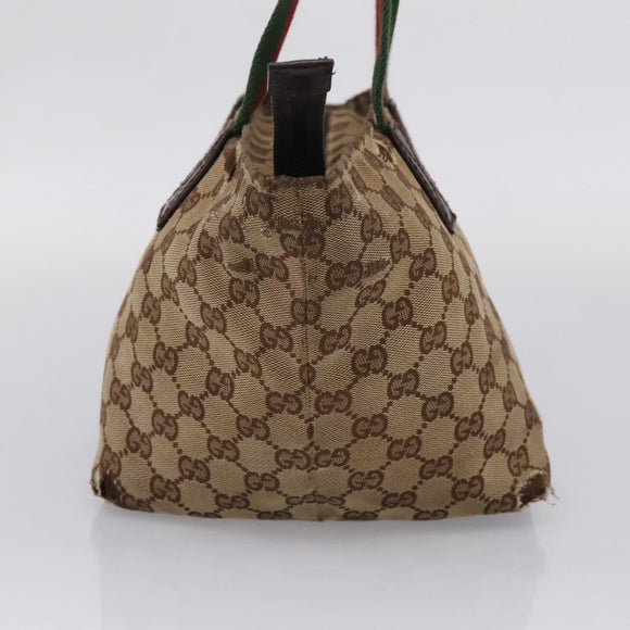 GUCCI GG Canvas GG Crystal Web Sherry Line Bag PVC 4 Set Auth 203742