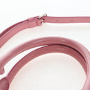 Miu Miu Matelasse Hand Bag Leather 2way Pink Silver Auth 203770V-9