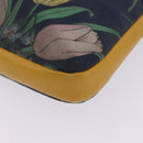 GUCCI Clutch Bag Canvas Beige Gold 004 92 0142 Auth 203771-16