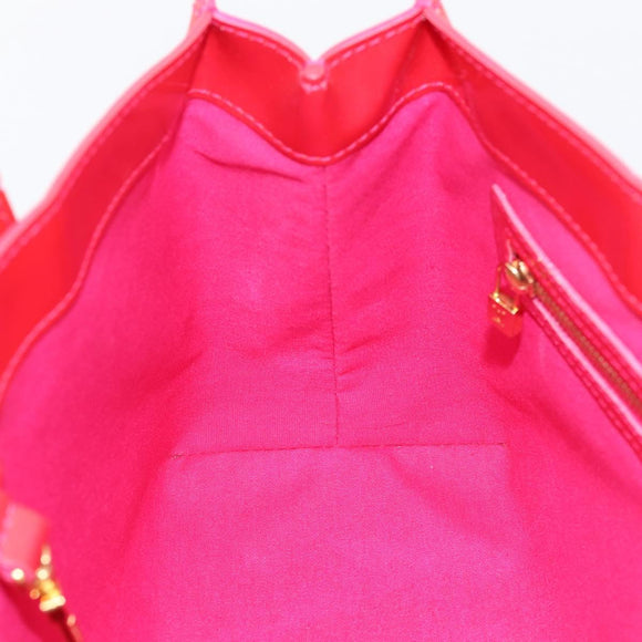 LOUIS VUITTON Monogram Vernis Wilshire PM Bag Rose Pop M93643 LV Auth 203774A