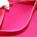 LOUIS VUITTON Monogram Vernis Wilshire PM Bag Rose Pop M93643 LV Auth 203774A-20