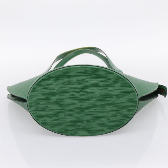LOUIS VUITTON Epi Saint Jacques Shopping Bag Green M52274 LV Auth 203777