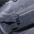 GUCCI GG Canvas Hand Bag Black Silver 113017 Auth 203778-19