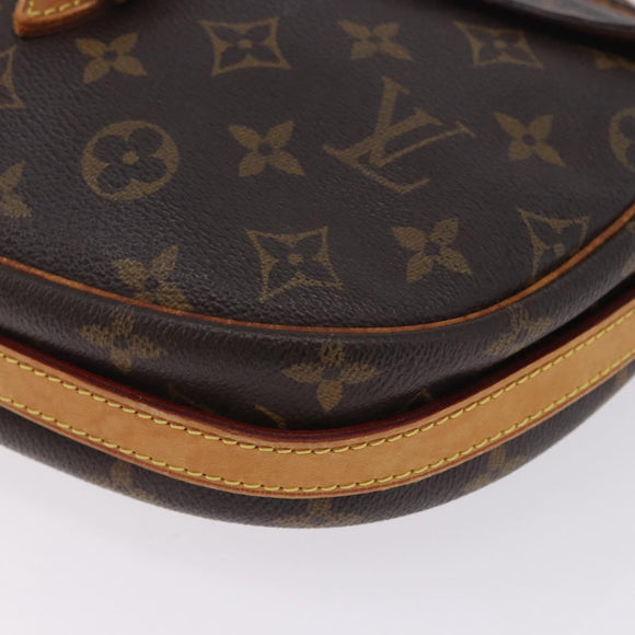 LOUIS VUITTON Monogram Jeune Fille MM Shoulder Bag M51226 LV Auth 203779