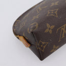 LOUIS VUITTON Monogram Pochette Cosmetic PM Pouch M43998 LV Auth 203781-16