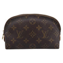 LOUIS VUITTON Monogram Pochette Cosmetic PM Pouch M43998 LV Auth 203781-13