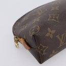 LOUIS VUITTON Monogram Pochette Cosmetic PM Pouch M43998 LV Auth 203781-14