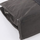 HERMES Her Line Tote MM Tote Bag Canvas Gray Silver Auth 203783-11