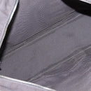 HERMES Her Line Tote MM Tote Bag Canvas Gray Silver Auth 203783-15