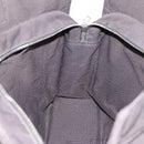 HERMES Her Line Tote MM Tote Bag Canvas Gray Silver Auth 203783-16