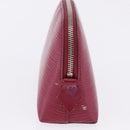 LOUIS VUITTON Epi Pochette Cosmetic PM Cosmetic Pouch Fuchsia M40641 Auth 203785-3
