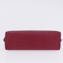 LOUIS VUITTON Epi Pochette Cosmetic PM Cosmetic Pouch Fuchsia M40641 Auth 203785-6