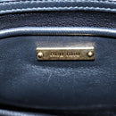 Miu Miu Hand Bag Leather 2way Purple Gold Auth 203786V-22