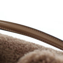 FENDI Baguette Shoulder Bag Shearing 2way Beige Gold Auth 203787SAM-16