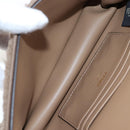 FENDI Baguette Shoulder Bag Shearing 2way Beige Gold Auth 203787SAM-10