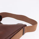 HERMES Sako Courchevel Shoulder Bag Leather Beige Gold Auth 203791A-13