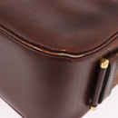 HERMES Sako Courchevel Shoulder Bag Leather Beige Gold Auth 203791A-18
